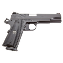 Wilson Combat ACPFS9 ACP Full-Size 9mm Luger Caliber with 5" Barrel, 10+1 Capacity, Black Armor-Tuff Finish Carbon Steel Beavertail Frame, Serrated Black Carbon Steel Slide & Black G10 Eagle Claw Grip