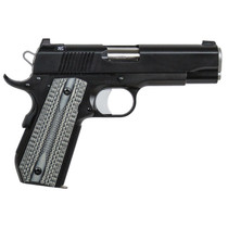 Dan Wesson 01826 V-Bob 45 ACP 8+1 4.25" Stainless Match Grade Barrel, Black Duty Serrated Stainless Steel Slide & Frame w/Beavertail, Black/Gray G10 Grip, Ambidextrous