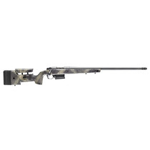 Bergara Rifles B14LM357 B-14 Wilderness HMR 7mm Rem Mag 5+1 24" Threaded, Sniper Gray Cerakote Barrel/Rec, Adj. SoftTouch Woodland Camo Stock with Mini-Chassis, Omni Muzzle Brake