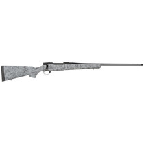 Howa HHS43531 M1500 HS Precision 300 PRC 3+1 24" Threaded Barrel, Black Steel Receiver, Gray w/Black Webbing HS Precision Synthetic Stock