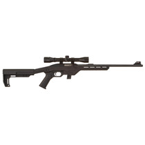 Citadel CIT22LRBMM Trakr Full Size 22 LR 10+1 18" Blued Steel Barrel, Black Steel Receiver, Black Synthetic Stock, Nikko Stirling Mountmaster