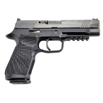 Wilson Combat SIGWCP320FPBATC P320 9mm Luger 17+1 4.70" Black Steel Barrel, Black DLC Serrated Stainless Steel Slide, Black Polymer Frame w/Picatinny Rail, Curved Trigger, Black Polymer Grip