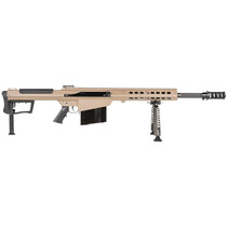 Barrett 18066 M107A1 50 BMG 20" 10+1 Flat Dark Earth Cerakote Flat Dark Earth Fixed with Sorbothane Recoil Pad Stock Black Polymer Grip