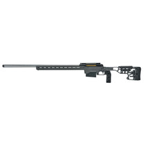 Savage Arms 57707 110 Elite Precision 300 PRC 5+1 30" Matte Stainless, Matte Black Rec, Gray Cerakote Adjustable MDT ACC Aluminum Chassis Stock, Left Hand (MB Not Included)