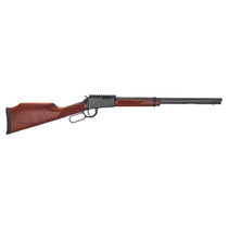 Henry H001ME Magnum Express Full Size 22 WMR 11+1 19.25" Barrel, Black Metal Finish & Fixed Monte Carlo American Walnut Stock Right Hand