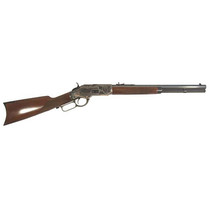 Cimarron CA2010G35 1873 Saddle Full Size 38 Special 357 Mag 10+1, 18" Blued Octagon Steel Barrel, Color Case Hardened Steel Receiver, Fixed Checkered Walnut Stock, Right Hand