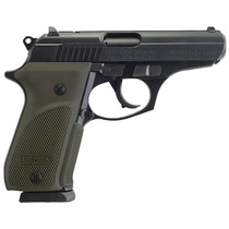 Bersa T380PMC Thunder Combat Sub-Compact Frame 380 ACP 15+1, 3.50" Black Steel Barrel, Matte Black Serrated Steel Slide & Aluminum Frame w/Beavertail, Olive Wrap-Around Grip