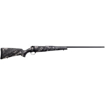 Weatherby MBT20N65CMR4B Mark V Backcountry 2.0 Ti 6.5 Creedmoor 4+1 22" Barrel, Graphite Black Cerakote Metal Finish, Black with Gray/White Sponge Accents Peak 44 Blacktooth Carbon Fiber Stock