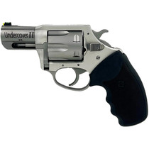 Charter Arms 53620 Undercover II Large 38 Special, 6 Shot 2.20" Matte Stainless Steel Barrel & Cylinder, Anodized Aluminum Frame w/Black Finger Grooved Rubber Grip, Exposed Hammer