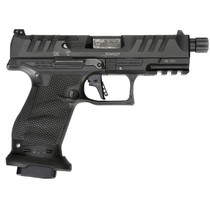 Walther Arms 2858151 PDP Compact Pro 9mm Luger 4.60" 10+1 Threaded Barrel Flared Magwell Black Steel Slide with Front Serrations & Optics Cut Performance Duty Textured Black Polymer Grip