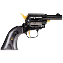 Heritage Mfg BK22B2-GLD Barkeep 22 LR 6 Shot, 2.68" Black Oxide Steel Barrel, Black Oxide w/Gold Controls Zinc Alloy Frame, Black Oxide Cylinder, Black Laminate Grip, Manual Safety, Exposed Hammer