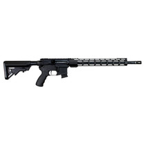 Alexander Arms RTA17BL Tactical 17 HMR 10+1 18" Black Fluted/Threaded Barrel, Picatinny Rail Black Aluminum Receiver, Black B5 Bravo Synthetic Stock