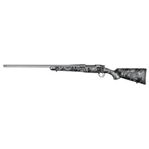 Christensen Arms 8010110900 Mesa FFT 6.5 PRC 4+1 20" Threaded Barrel, Tungsten Gray Cerakote, Black with Gray Webbing Stock, Left Hand