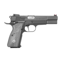 EAA GIRSAN 390465 MCP 35 Match 9mm Luger 15+1, 4.87" Stainless Steel Barrel, Matte Black Serrated Slide, Matte Black Steel Frame w/Beavertail, Black/Gray Checkered Grip, Ambidextrous