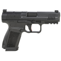 Canik HG5637N Mete SF Compact 9mm Luger 15+1 4.08" Black Steel Barrel, Black Nitride Optic Ready/Serrated Slide, Black Polymer Frame w/Beavertail & Picatinny Rail, Ambidextrous