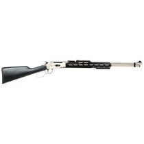 Gforce Arms GFLVR20SSTAC Saddlehorn Full Size 410 Gauge Lever 2.50" 7+1 20" Stainless Steel Barrel, Stainless Aluminum Receiver, Fixed Black Synthetic Stock, Right Hand