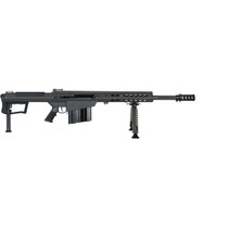 Barrett 18216 M107A1 50 BMG 10+1 20" Chrome-Lined Fluted Barrel, Four Port Cylindrical Muzzle Brake, Anodized Aluminum Receiver, A2 Polymer Grip, Optics Ready