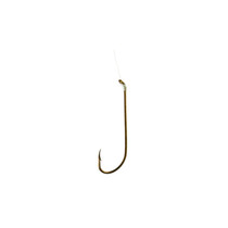 Eagle Claw Plain Long Shank Snelled Hooks