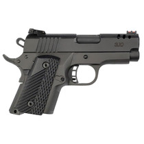 Rock Island 56639 BBR Compact 9mm Luger 10+1., 3.10" Black Steel Barrel, Black Parkerized Serrated Steel Slide, Black Parkerized Steel Frame w/Beavertail, Black G10 Grip