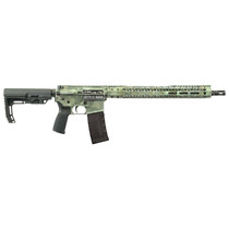 Black Rain Ordnance Spec15 5.56x45mm NATO 16" 30+1, Jungle Camo Cerakote, Black MFT Minimalist Stock & Grip