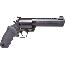 Taurus 2500061RH Raging Hunter Large Frame 500 S&W Mag 5rd 6.75" Black Ported/Target Crown Barrel, Matte Black Oxide Cylinder, Black Steel Frame Black Rubber Grip