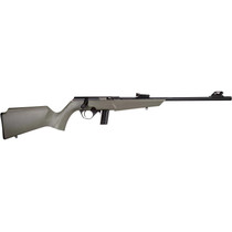 Rossi RB22 Compact 22 LR 10+1, 16" Matte Black Button Rifled Free Floating Steel Barrel, Matte Black Stainless Steel Receiver, OD Green Monte Carlo Stock, Right Hand