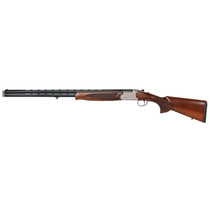Iver Johnson Arms IJ60028LW28S IJ600 Lightweight Full Size 28 Gauge Break Open 3" 2rd 28" Black Over/Under Vent Rib Barrel, Silver Engraved Aluminum Receiver, Fixed Walnut Wood Stock, Ambidextrous