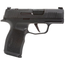Sig Sauer 365X9BXR3PMS10 P365X Micro-Compact 9mm Luger 10+1 3.10" Black Steel Barrel, Black Nitron Optic Ready/Serrated Slide & Frame w/Sig Rail, Black Polymer Grips, Right Hand