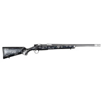 Christensen Arms 8010622200 Ridgeline FFT TI Full Size 6.5 PRC 3+1 20" Stainless Threaded Barrel, Drilled & Tapped Aluminum Receiver, Black w/Gray Accents Fixed Sporter Carbon Fiber Stock, Right Hand