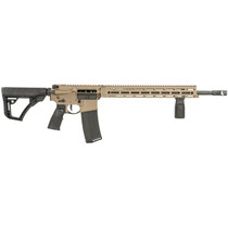 Daniel Defense 0212811090047 DDM4 V7 Pro 5.56x45mm NATO 18" 30+1, FDE Rec, Black OEM Overmolded Stock & Grip, Geissele Trigger
