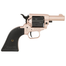 Heritage Mfg BK22Q2 Barkeep 22 LR 6 Shot 2.68" Rose Gold Cerakote Barrel, Rose Gold Cerakote w/Black Accents Frame, Black Cerakote Cylinder, Black Star Polymer Grips