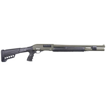 Gforce Arms GF2P12 GF2P 12 Gauge Pump 3" Chamber 7+1 20" Fixed Cylinder Bore, OD Green Barrel/Rec, Black Furniture, 5rd Shell Carrier Stock, Rubber Pistol Grip, Blade Sight, 3rd Shell Holder on Rec