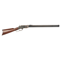 Cimarron CA236 1860 Henry Steel Framed 45 Colt (Long Colt) 12+1 24" Blued Octagon Barrel, Color Case Hardened Stainless Steel Receiver, Walnut Fixed Stock, Right Hand