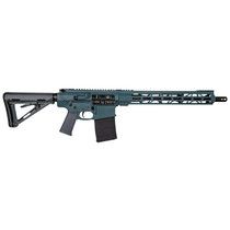 Diamondback DB1018C251 DB10 308 Win 16" 20+1, Jesse James Civil Defense Blue Rec/15" M-Lok Handguard, OEM Carbon Lower, Magpul Carbine Stock & K Grip, A2 Flash Hider