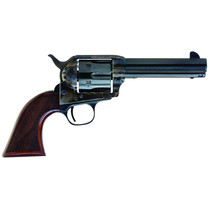 Cimarron AR400 Arizona Ranger 357 Mag 6 Shot, 4.75" Blue w/Engraved "Arizona Ranger" Steel Barrel, Blued Cylinder, Color Case Hardened Steel Frame, Checkered Walnut Grip, Exposed Hammer