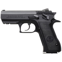 IWI US J941FS910ORP Jericho 941 Mid-Size Frame 9mm Luger 10+1 3.80" Black Chrome Lined Steel Barrel, Black Serrated Steel Slide & Frame w/Beavertail & Picatinny Rail, Black Textured Grips