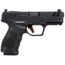 SAR USA SAR9CG3BL SAR9 C Gen3 Compact Frame 9mm Luger 15+1 4" Black Steel Barrel, Black Steel Optic Ready/Ported/Serrated Slide, Black Polymer Frame w/Picatinny Rail, Interchangeable Backstrap Grip