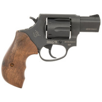 Taurus 2-32721-TW 327 Small Frame 327 Federal Mag 6rd 2" Matte Black Carbon Steel Barrel, Cylinder & Frame, Walnut Grip, Hammer Safety