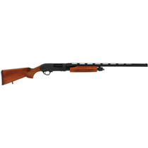 Hatsan USA HEWS122805W2 Escort WS Full Size 12 Gauge Pump 3" 4+1 28" Black Chrome Vent Rib Barrel, Black Anodized Grooved Aluminum Receiver, Adjustable Turkish Walnut Stock