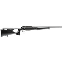 Sauer 80117119 505 Synchro XTC Full Size 6.5 Creedmoor 3+1 22" Matte Blued Threaded Barrel, Matte Blued Saddle Mount Steel Receiver, Black Thumbhole w/Adj Comb Carbon Fiber Stock