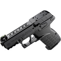 Kel-Tec P17BBLKOR P17 22 LR 16+1 3.80" Black Steel Barrel, Black Optic Ready/Serrated Slide, Black Polymer Frame w/Picatinny Rail, Textured Grip