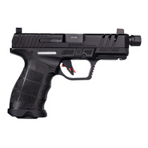 SAR USA SAR9CSOCOMBL SAR9 C Compact Frame 9mm Luger 21+1 4" Black Steel Barrel, Black Steel Optic Ready/Ported/Serrated Slide, Black Polymer Frame w/Picatinny Rail, Interchangeable Backstrap Grip