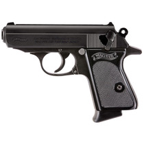 Walther Arms 4796021 PPK 32 ACP 6+1 3.30" Black Steel Barrel, Black Serrated Steel Slide, Black Steel Frame w/Beavertail, Textured Polymer Grip