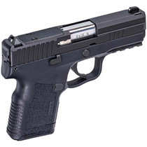 Kahr Arms KX9094RD10 X9 9mm Luger 10+1 3.54" Stainless Steel Barrel, Blackened Optic Ready/Serrated Stainless Steel Slide, Black Polymer Frame w/Picatinny Rail
