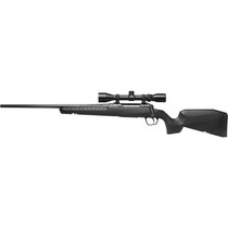 Savage Arms 32014 Axis XP Combo 243 Win 4+1 22" Matte Black Button Rifled Barrel, Matte Black Drilled & Tapped Carbon Steel Receiver, Fixed Sporter Black Synthetic Stock, Weaver 3-9x40mm, Left Hand