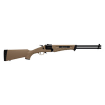 Savage Arms 23003 42 Takedown Full Size 22 WMR/410 Gauge 1rd 20" Black Satin Sporter Barrel, Satin Black Carbon Steel Receiver, Flat Dark Earth Fixed Synthetic Stock, Ambidextrous