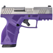 Taurus 1-GX2939DP GX2 9mm Luger 13+1 3.37" Matte Stainless Steel Barrel, Matte Serrated Stainless Steel Slide, Dark Purple Polymer Frame w/Picatinny Rail, Polymer Grip