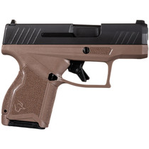 Taurus 1-GX4M931-B GX4 Micro-Compact Frame 9mm Luger 11+1 3.06" Satin Black DLC Stainless Steel Barrel Black Alloy Steel Serrated Slide Brown Stainless Steel Frame Textured Grip