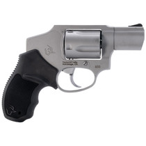 Taurus 2-850129 850 Small 38 Special 5 Shot 2" Matte Stainless Steel Barrel & Cylinder, Matte Stainless Steel Frame, Black Rubber Grip, Transfer Bar Safety, Concealed Hammer