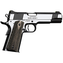 Kimber Mfg.,inc 3200122CA Eclipse Custom II (CA) 10mm 8+1 5 Brush Polished Front Serrations Stainless Steel Slide Laminated Gray/Black Double Diamond Grip